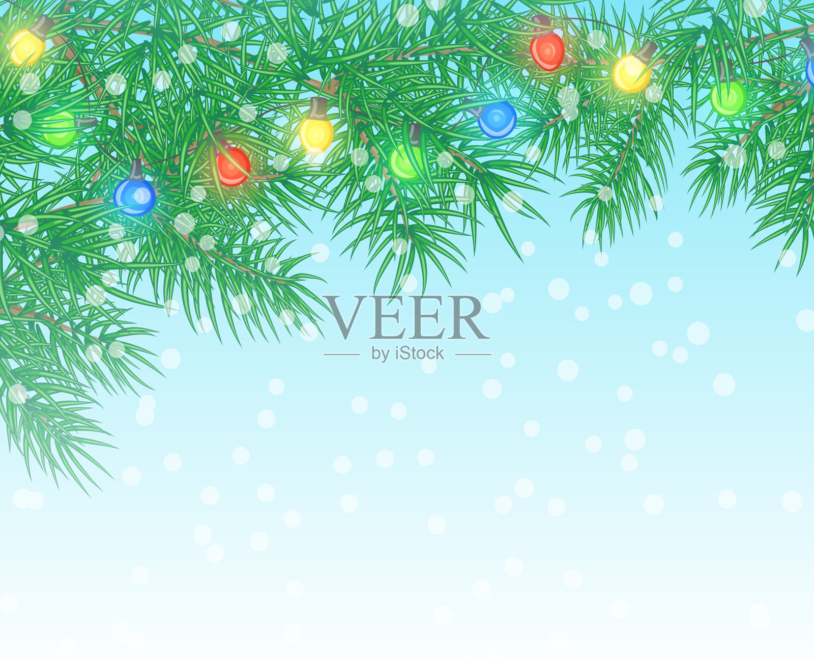 圣诞节的背景插画图片素材