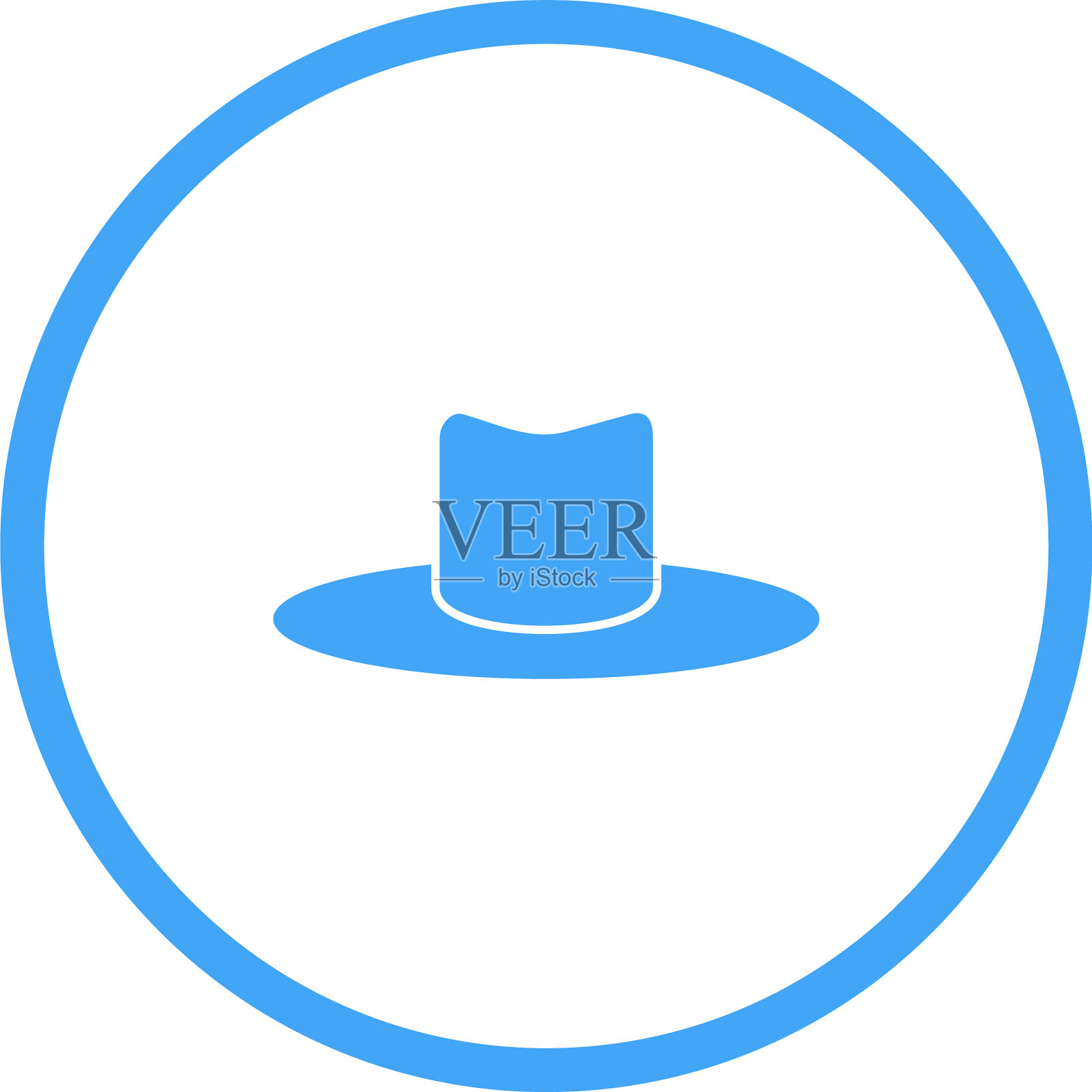 独特的帽子I字形图标插画图片素材