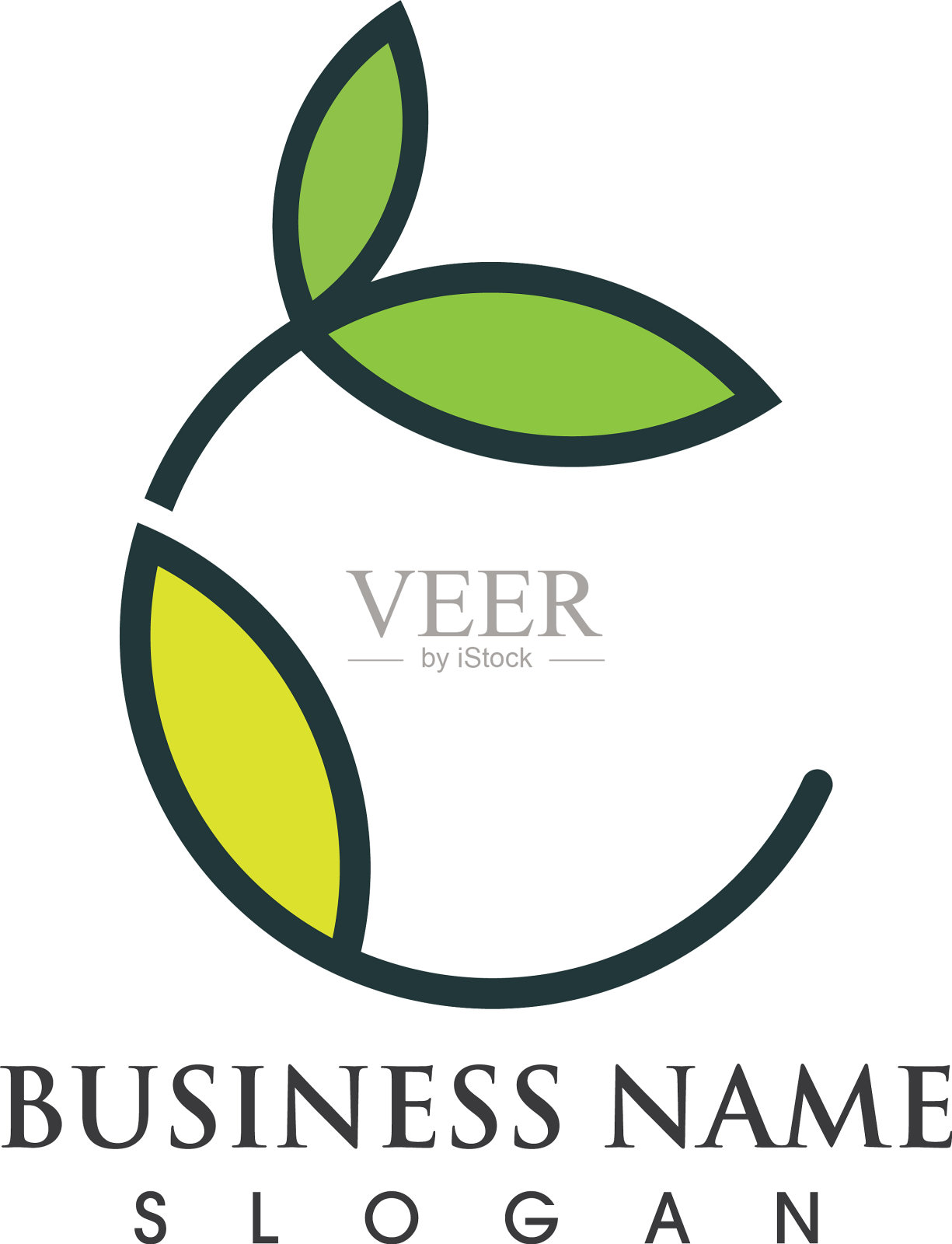 绿叶生态自然元素形象插画图片素材