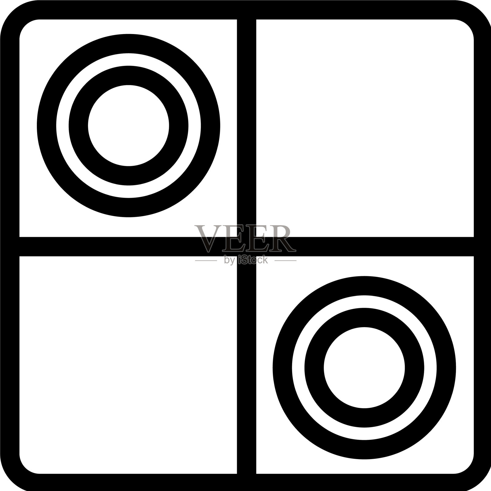 游戏跳棋图标的大纲图标素材