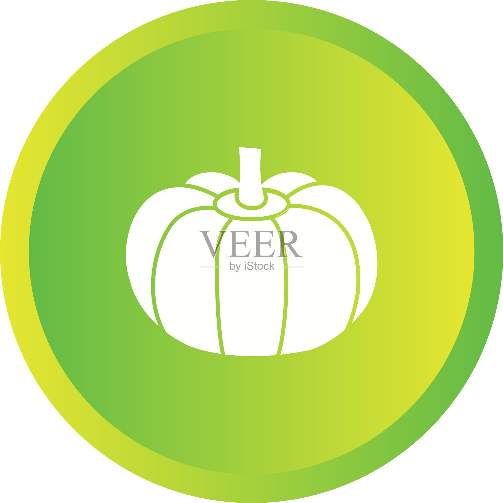 独特的南瓜字形图标插画图片素材