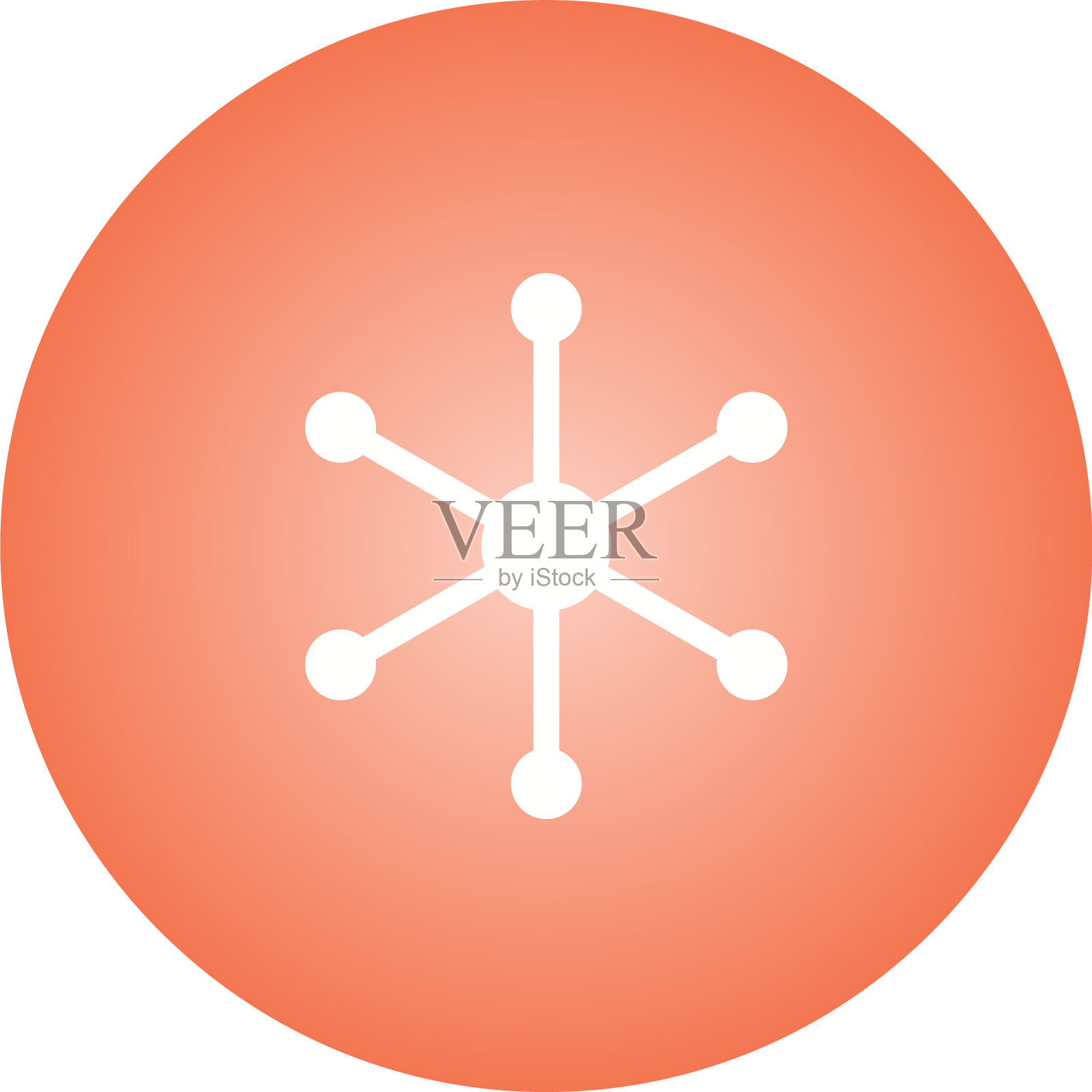 独特的分子结构ii字形图标图标素材