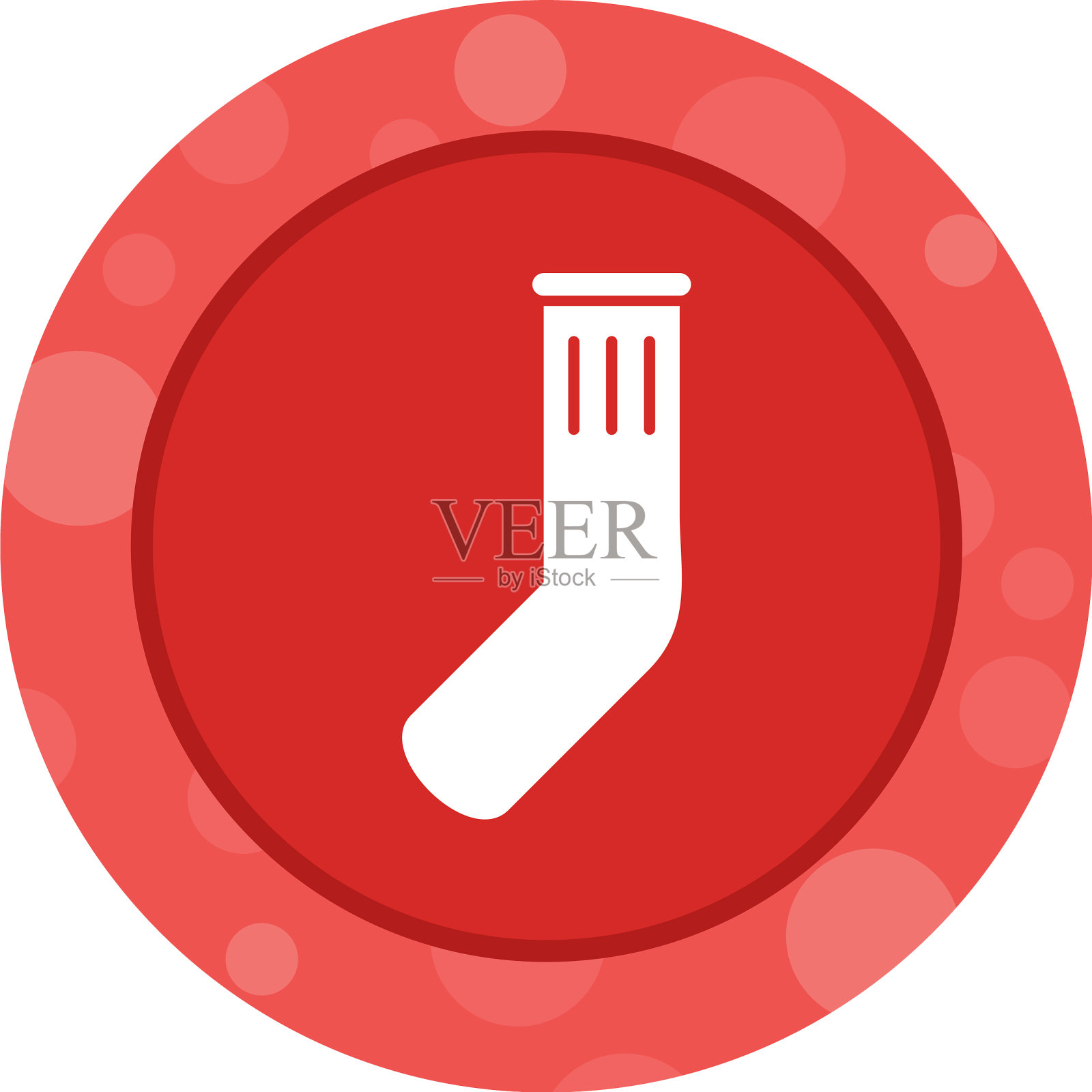 独特的袜子字形图标插画图片素材