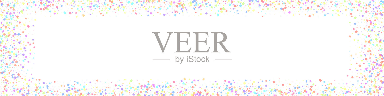 节日的可爱的糖果。庆祝的星星。Colorf插画图片素材