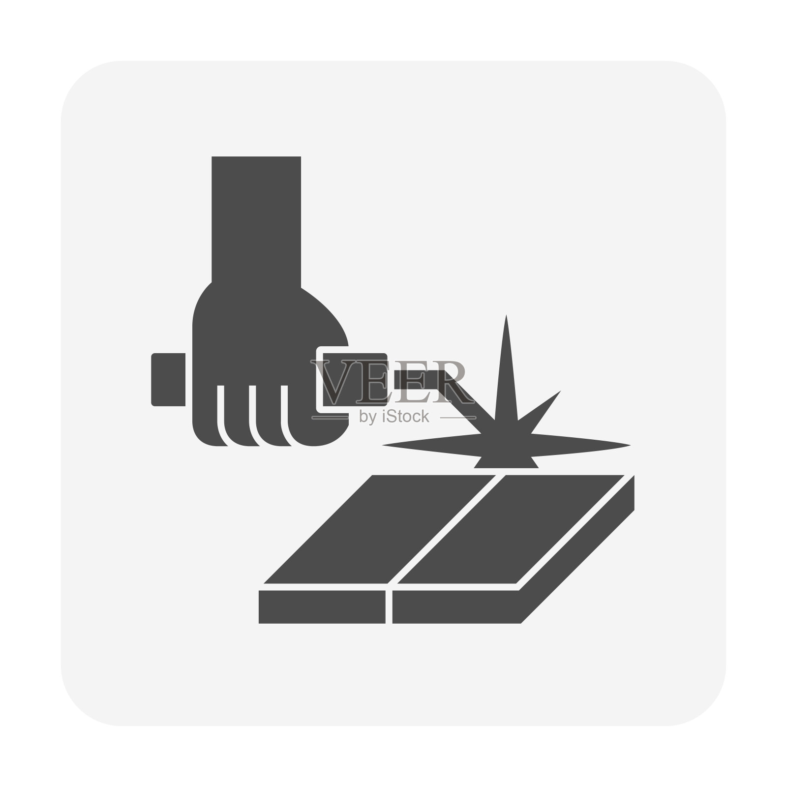 焊接工作和工具图标插画图片素材