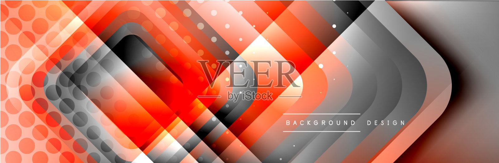 圆形正方形组成几何形状插画图片素材