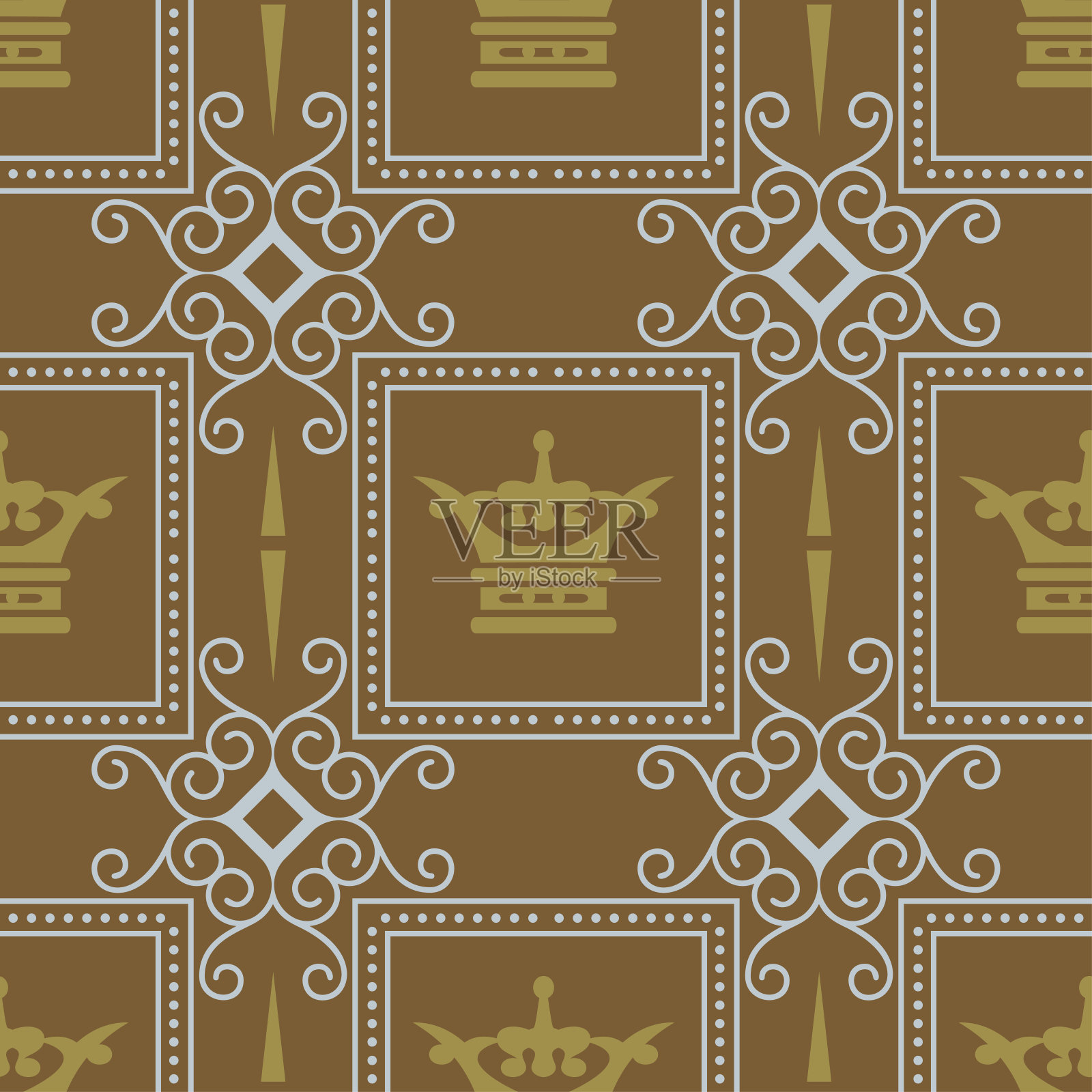 无缝装饰模式插画图片素材