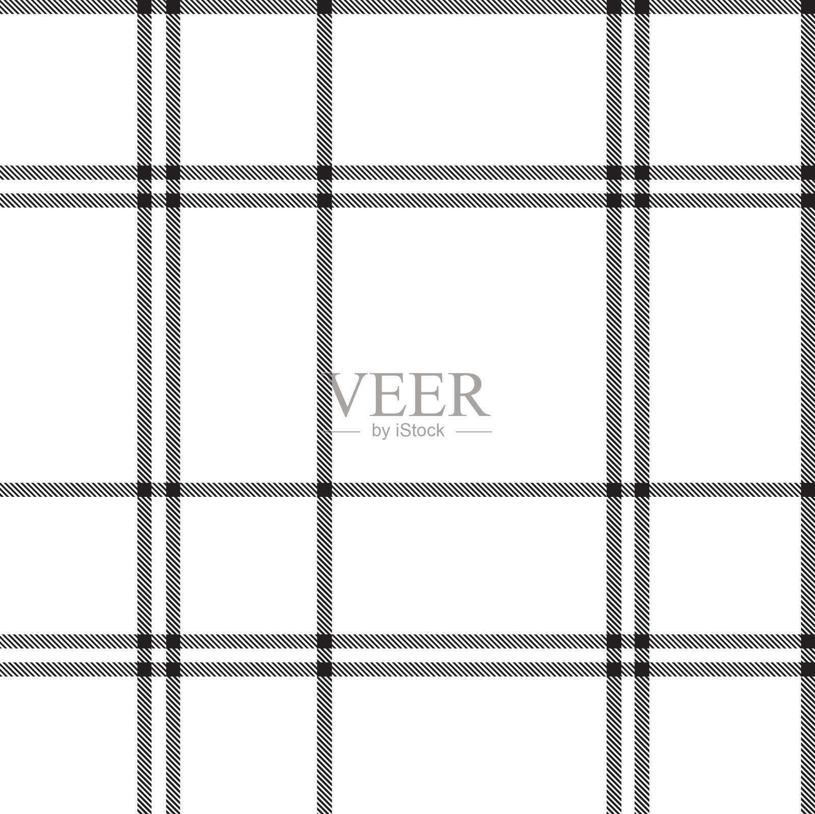 经典的格子花呢无缝图案插画图片素材