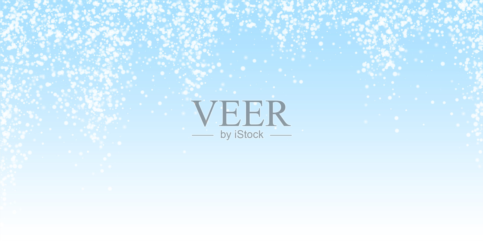 惊人的飘落的雪花圣诞背景。微妙的插画图片素材