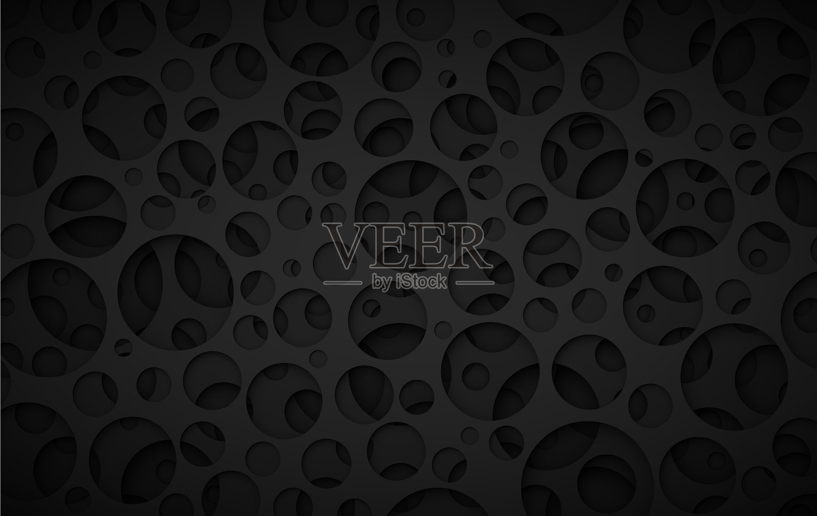 火山口黑色背景插画图片素材