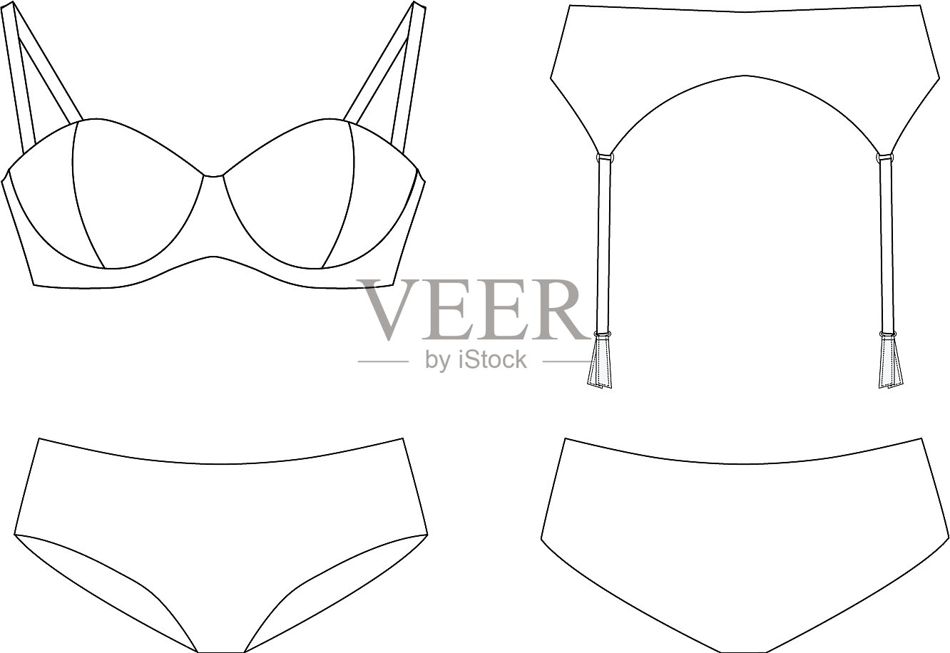 dnflingeriedesigns001002插画图片素材