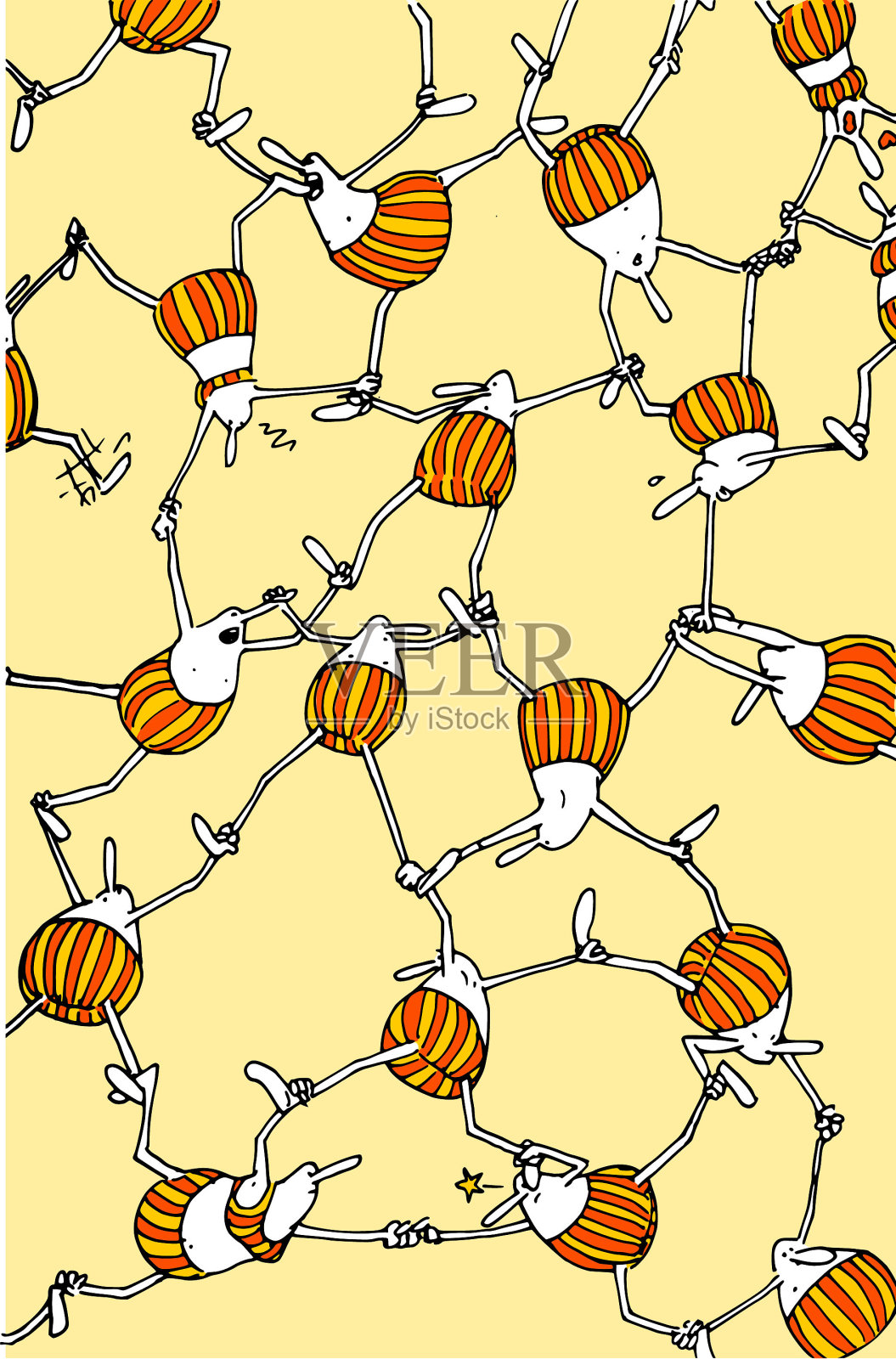 可爱的手绘插画插画图片素材