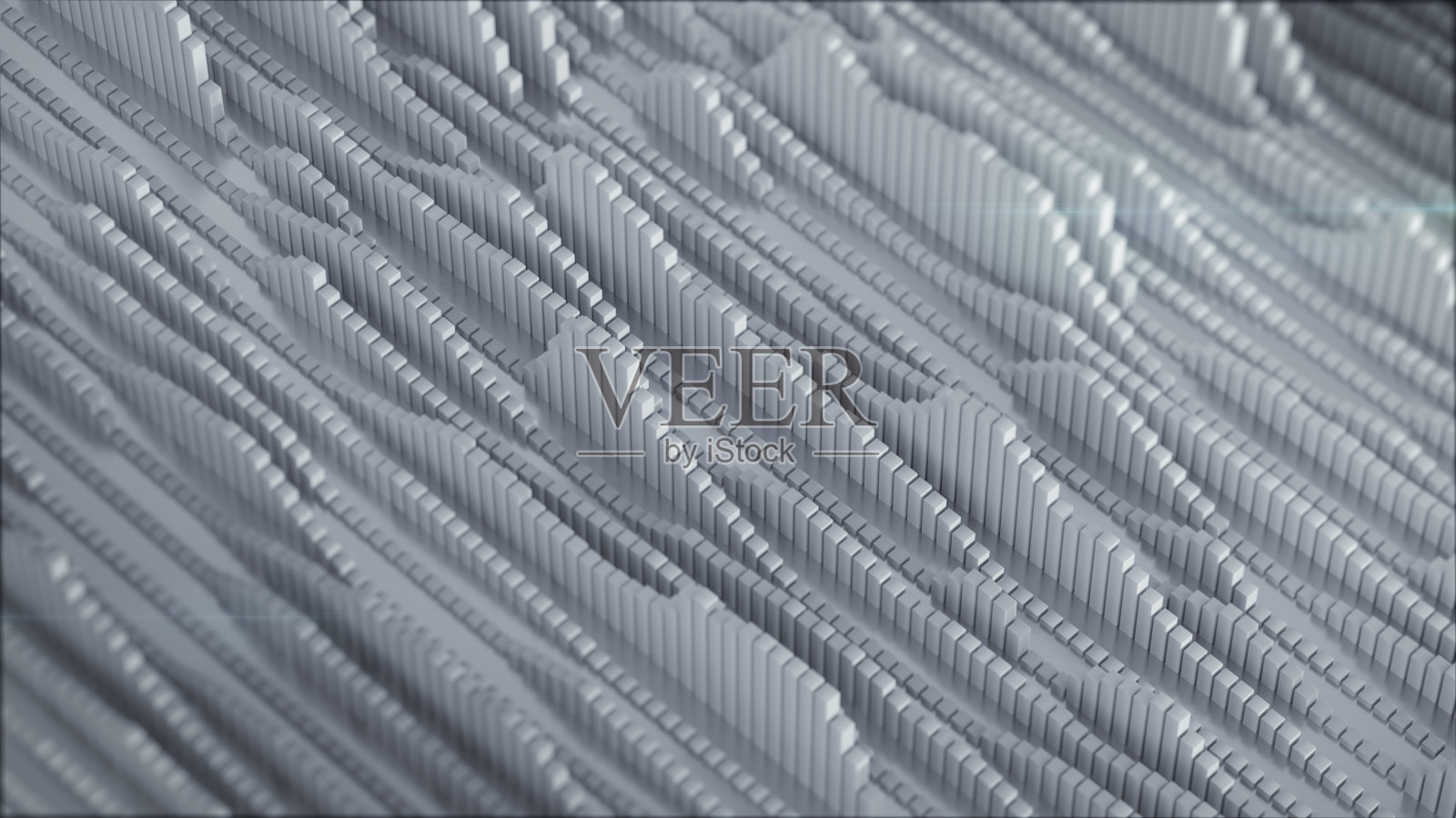 白色图形的电磁波3D渲染插图照片摄影图片