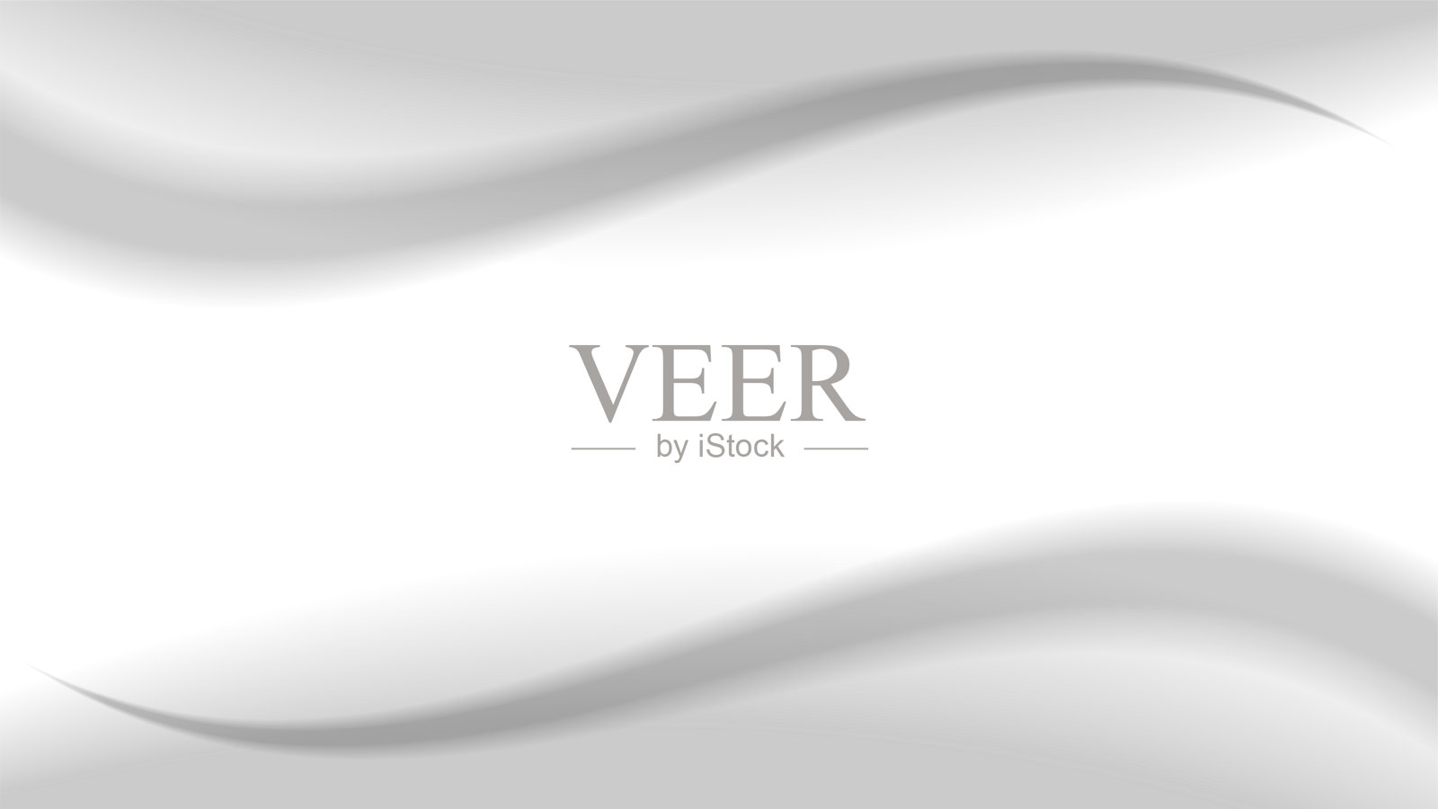 白色灰色软波浪形状图形为背景,抽象灰色图形平滑形状的横幅复制空间,模糊梯度灰色波浪漩涡软效果,美丽的灰白色波浪曲线为背景插画图片素材