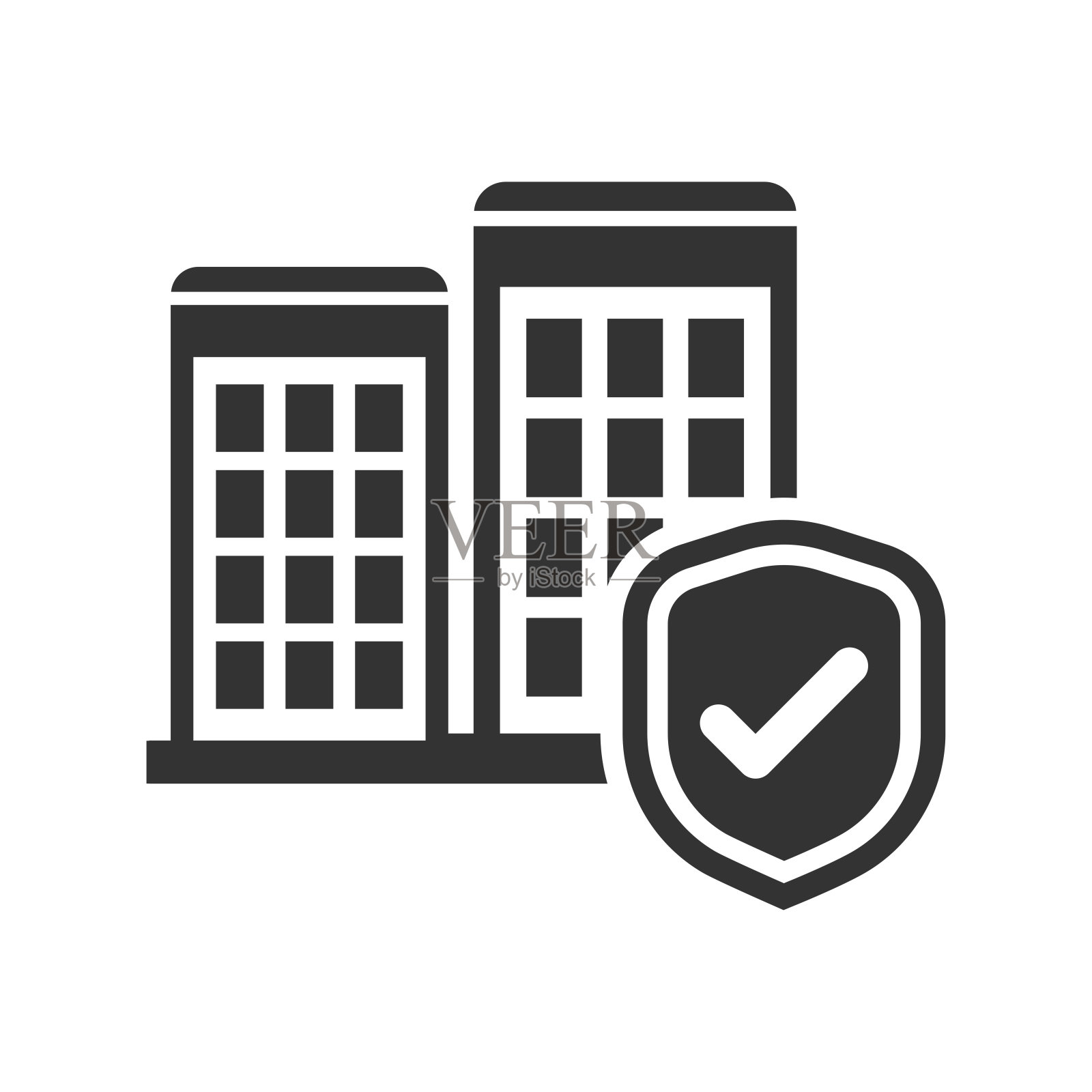 建立保险图标插画图片素材