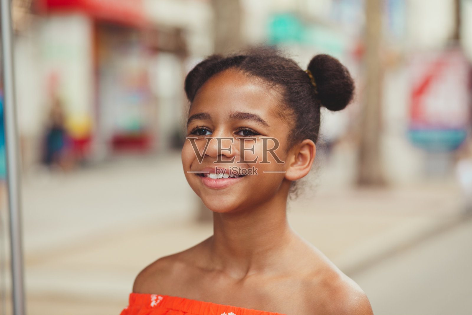 可爱的少女照片摄影图片