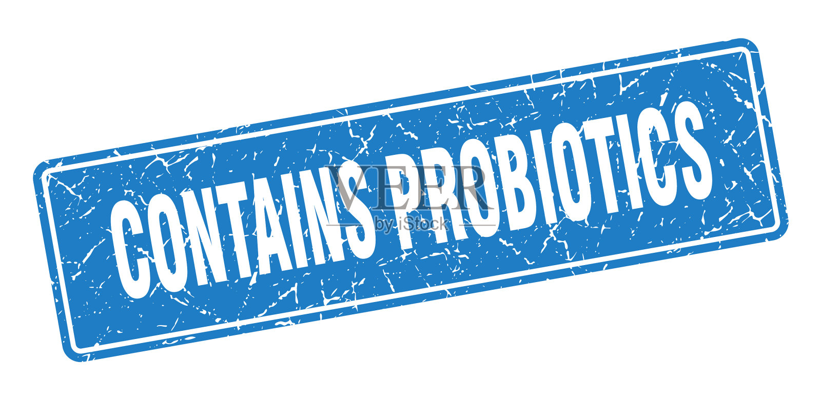 含有益生菌邮票含有益生菌插画图片素材