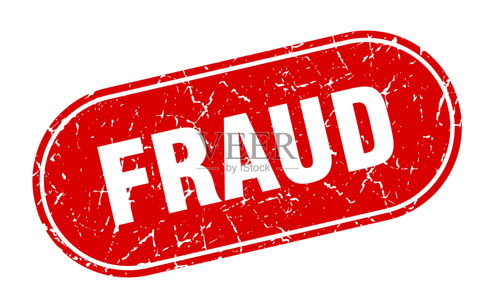 欺诈标志欺诈垃圾红色邮票标签插画图片素材