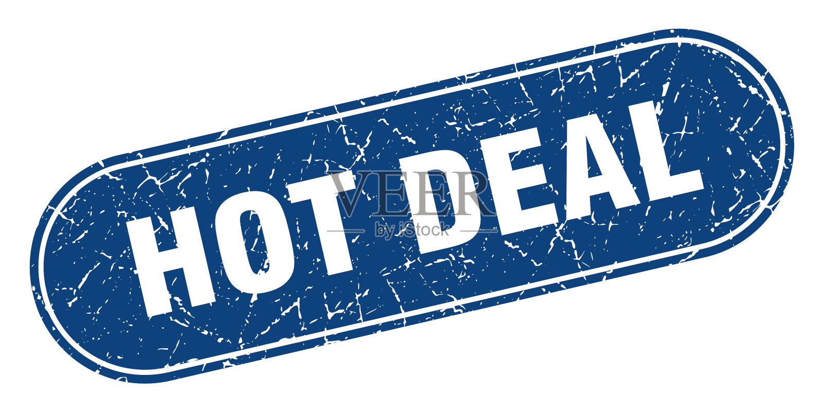 热门交易标志热门交易垃圾蓝邮票标签设计元素图片