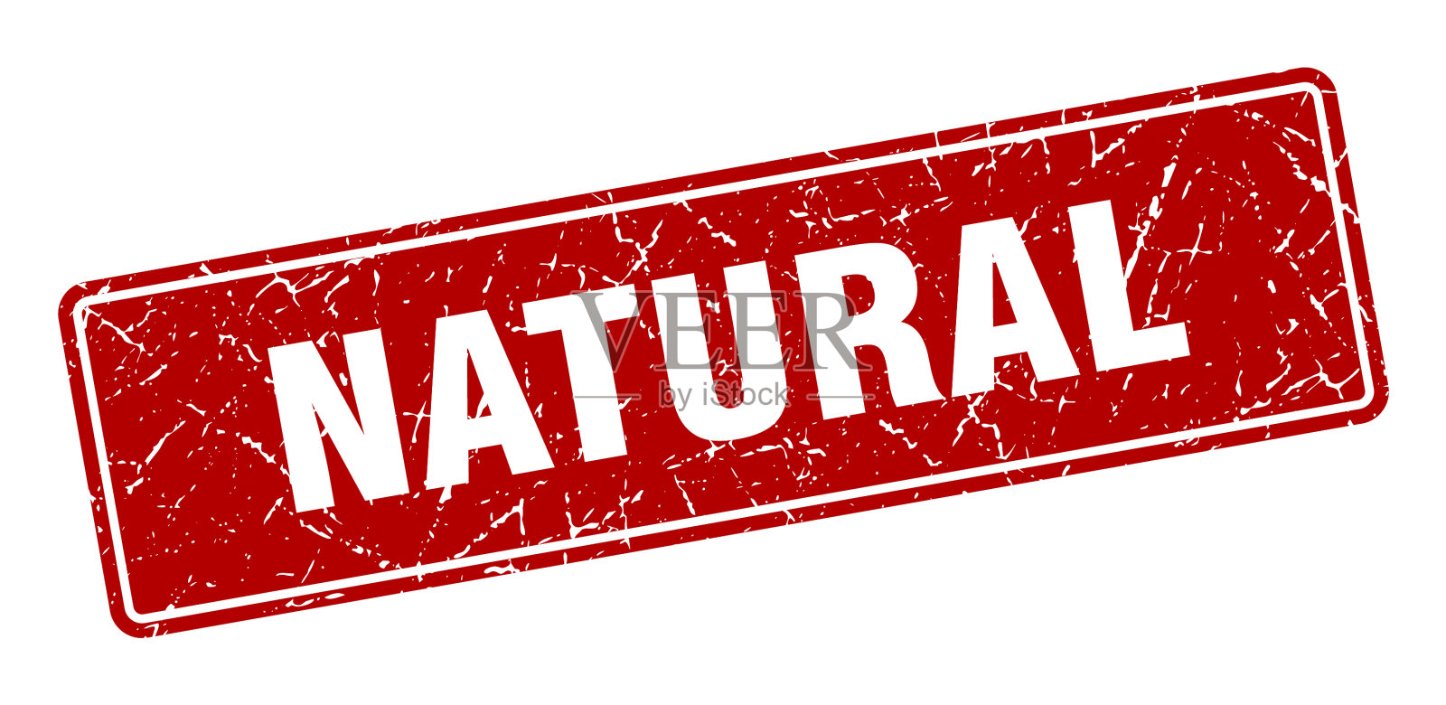 自然邮票自然复古红色标签标志插画图片素材