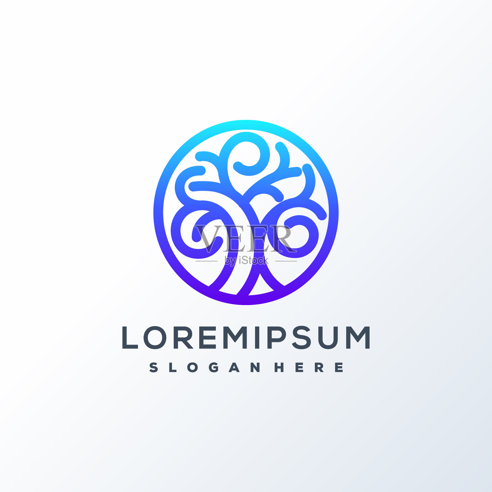 色彩鲜艳的装饰标志设计随时可用插画图片素材