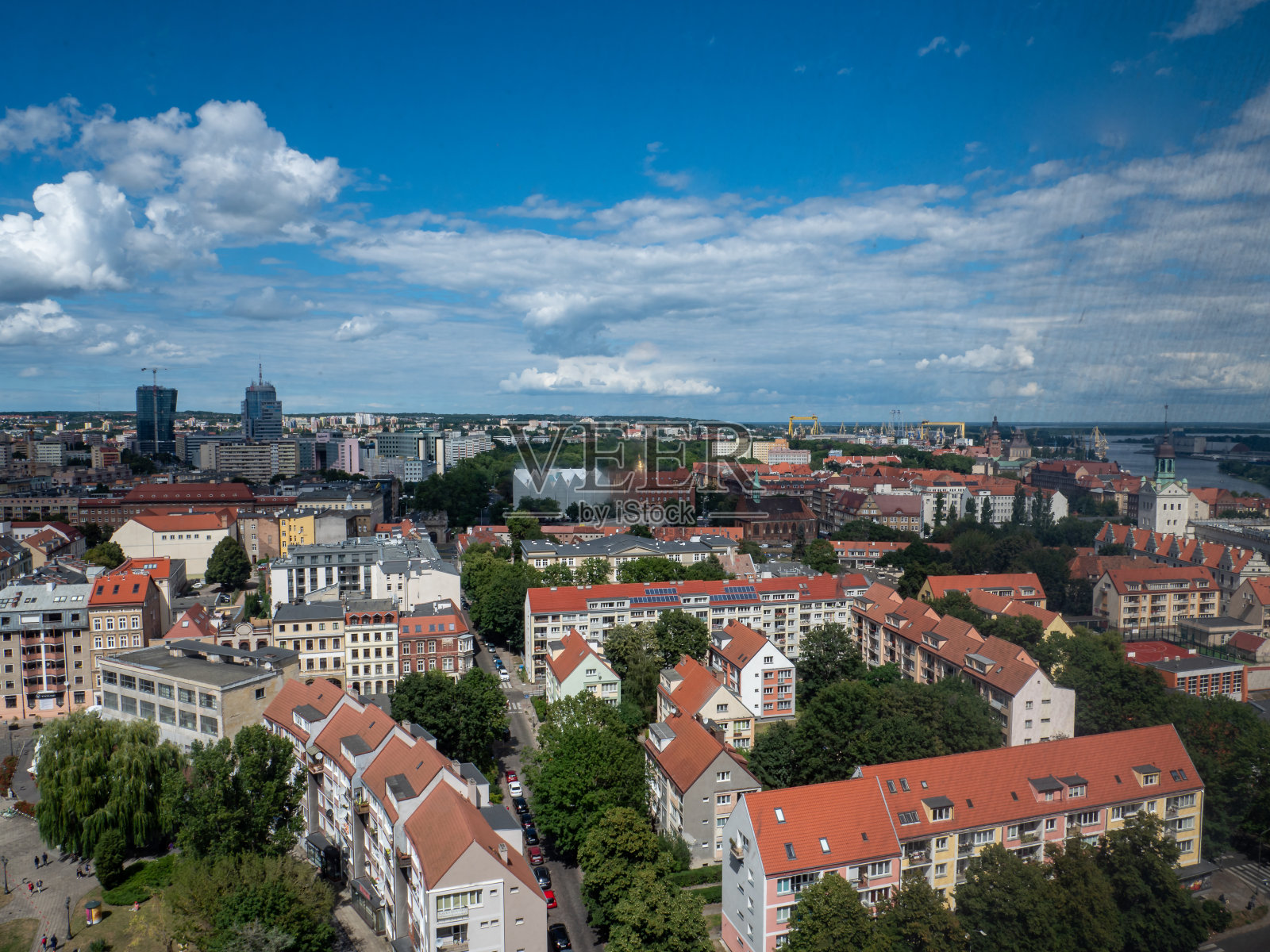 波兰Szczecin全景照片摄影图片