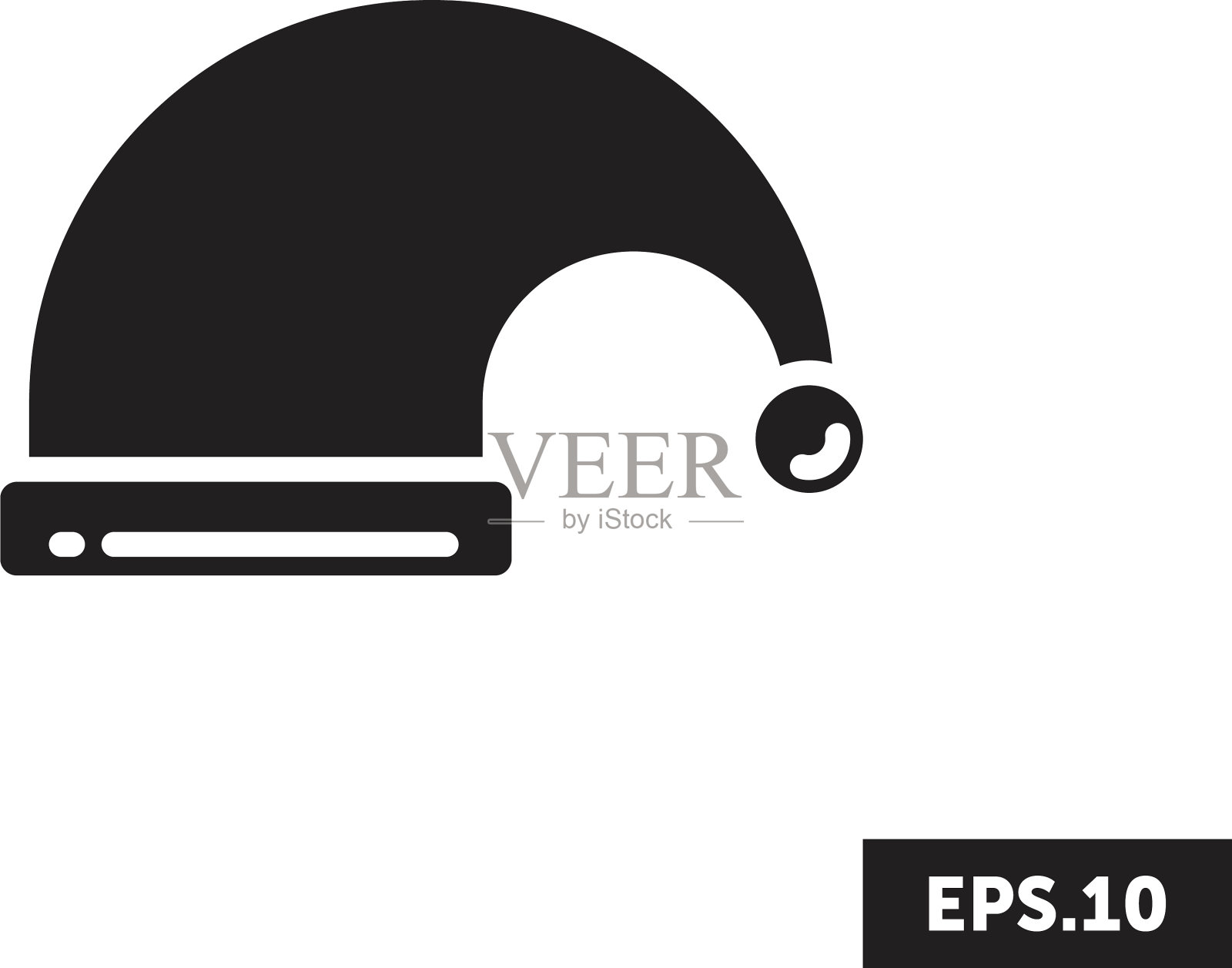 圣诞帽图标圣诞标志符号图标素材