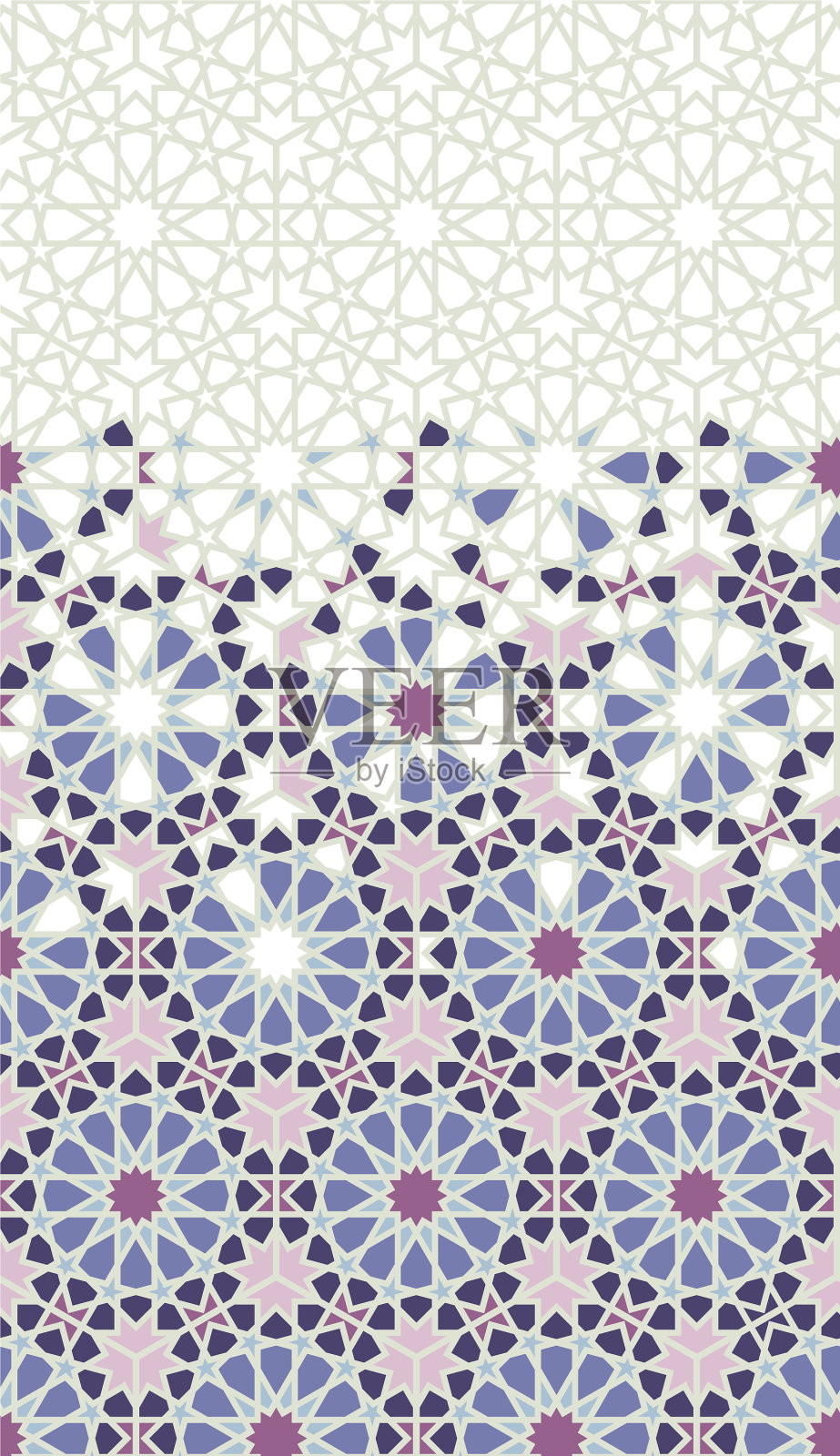 瓷砖重复边界几何半色调插画图片素材