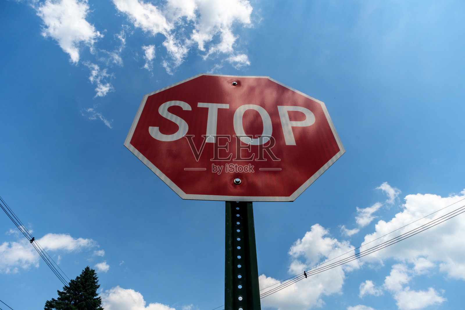 停车标志蓝天照片摄影图片