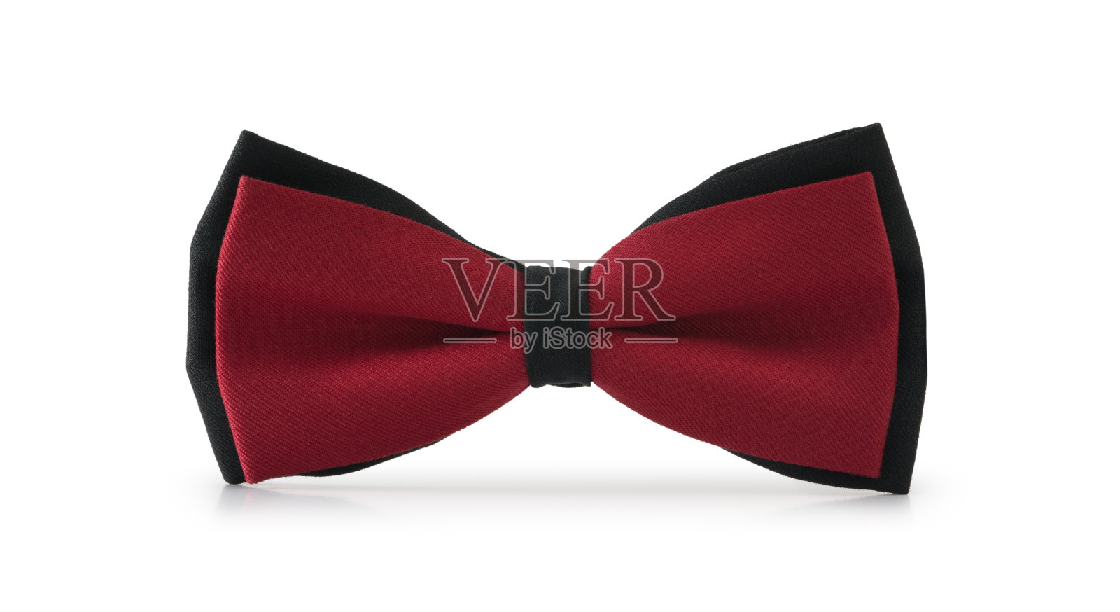 黑色和红色的领结照片摄影图片