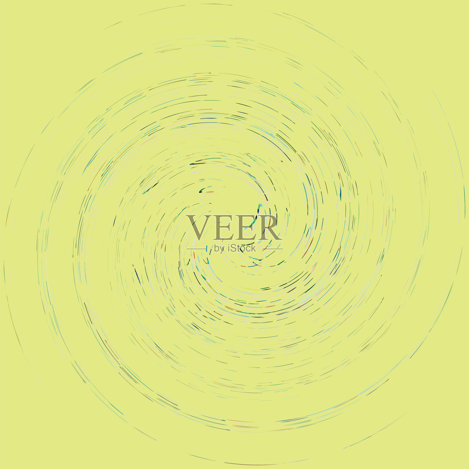 单一杂色多色和多彩的螺旋插画图片素材