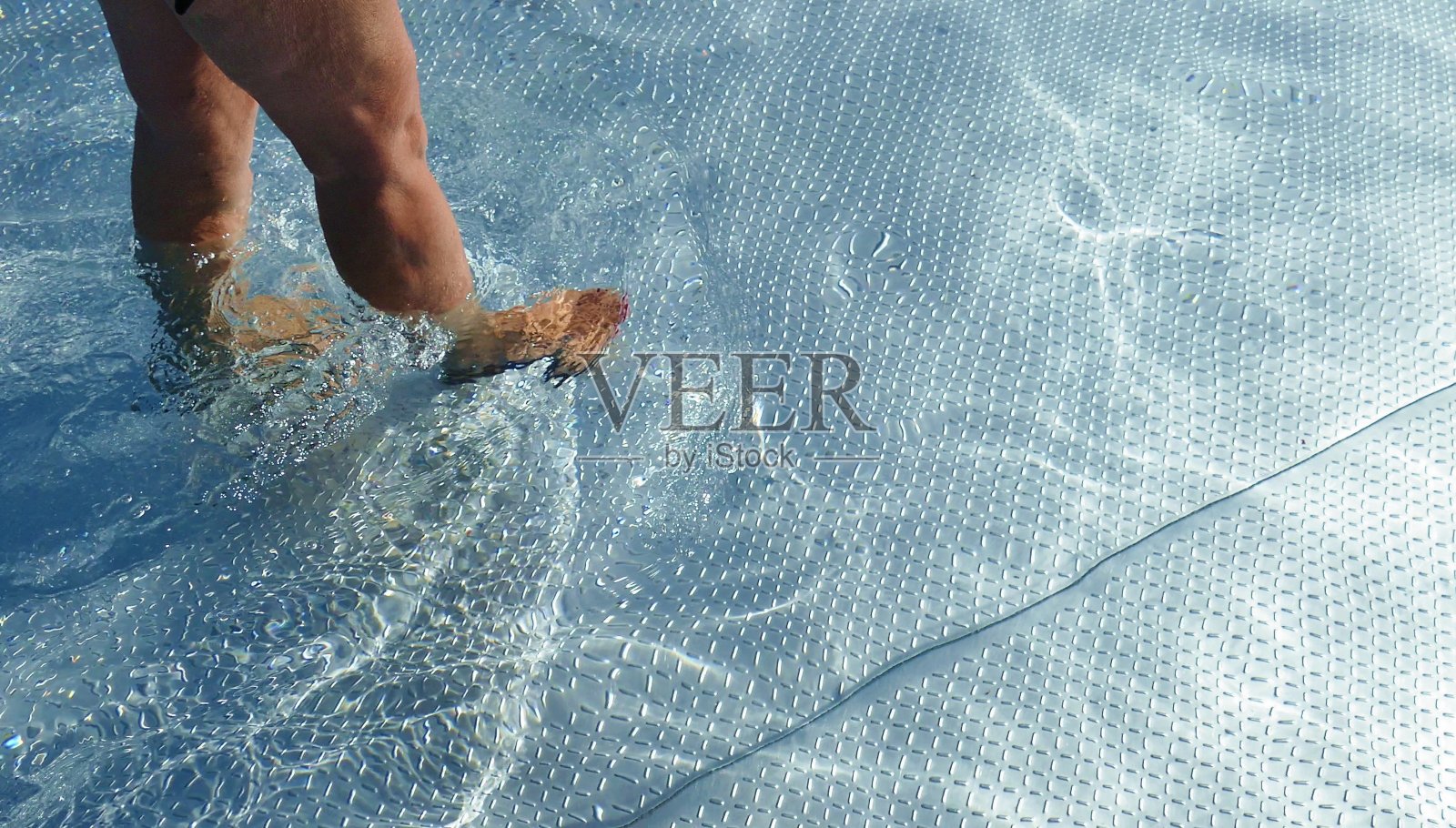 夏日清爽足浴照片摄影图片