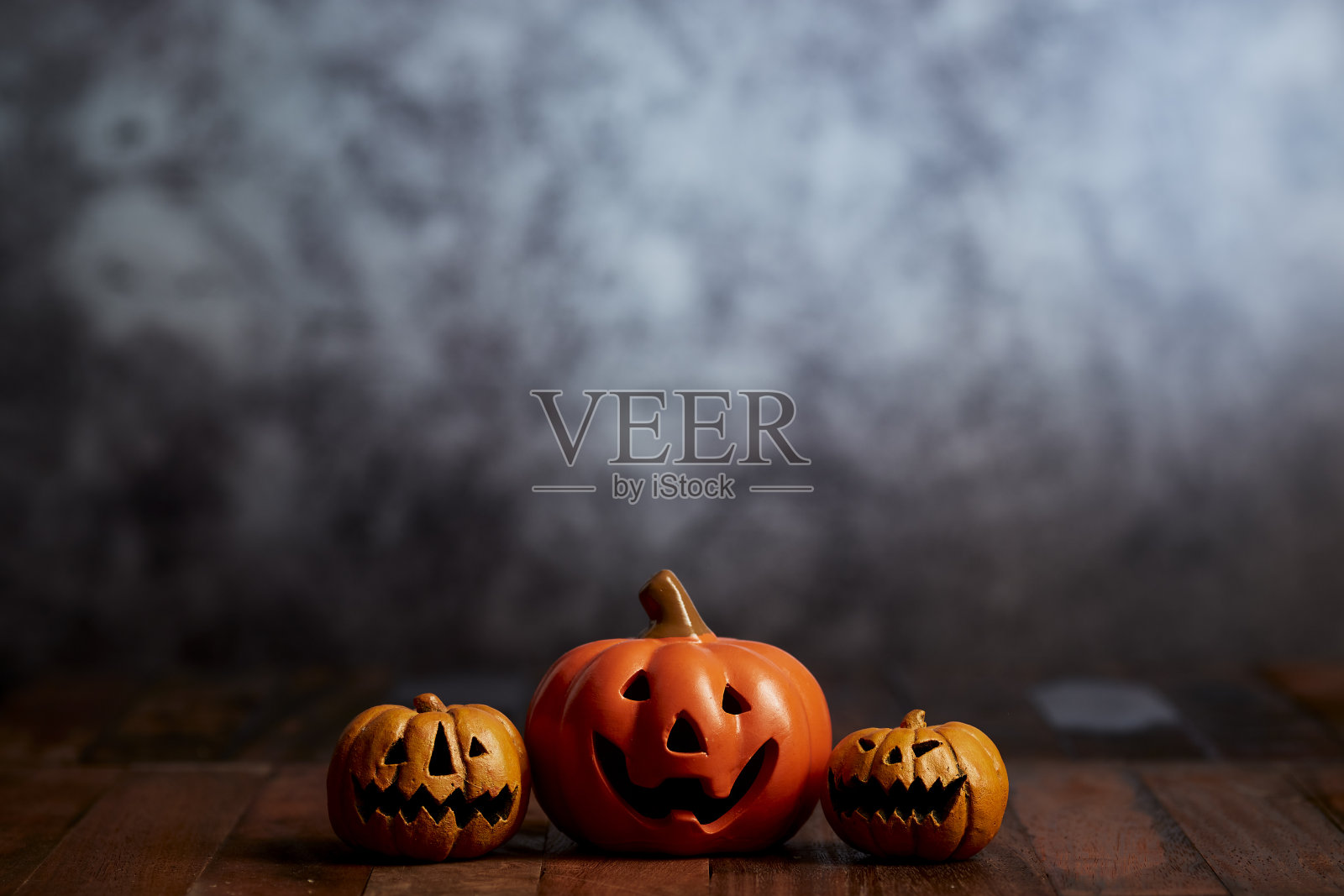 万圣节南瓜头杰克灯照片摄影图片