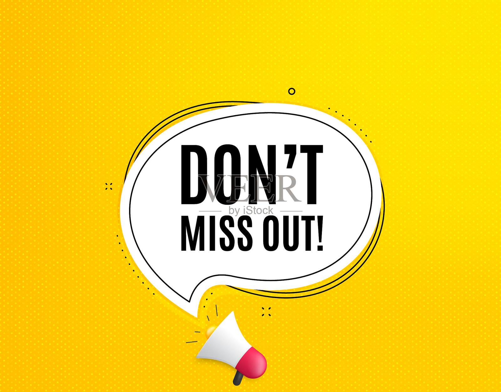 不要错过特价的价格标志插画图片素材