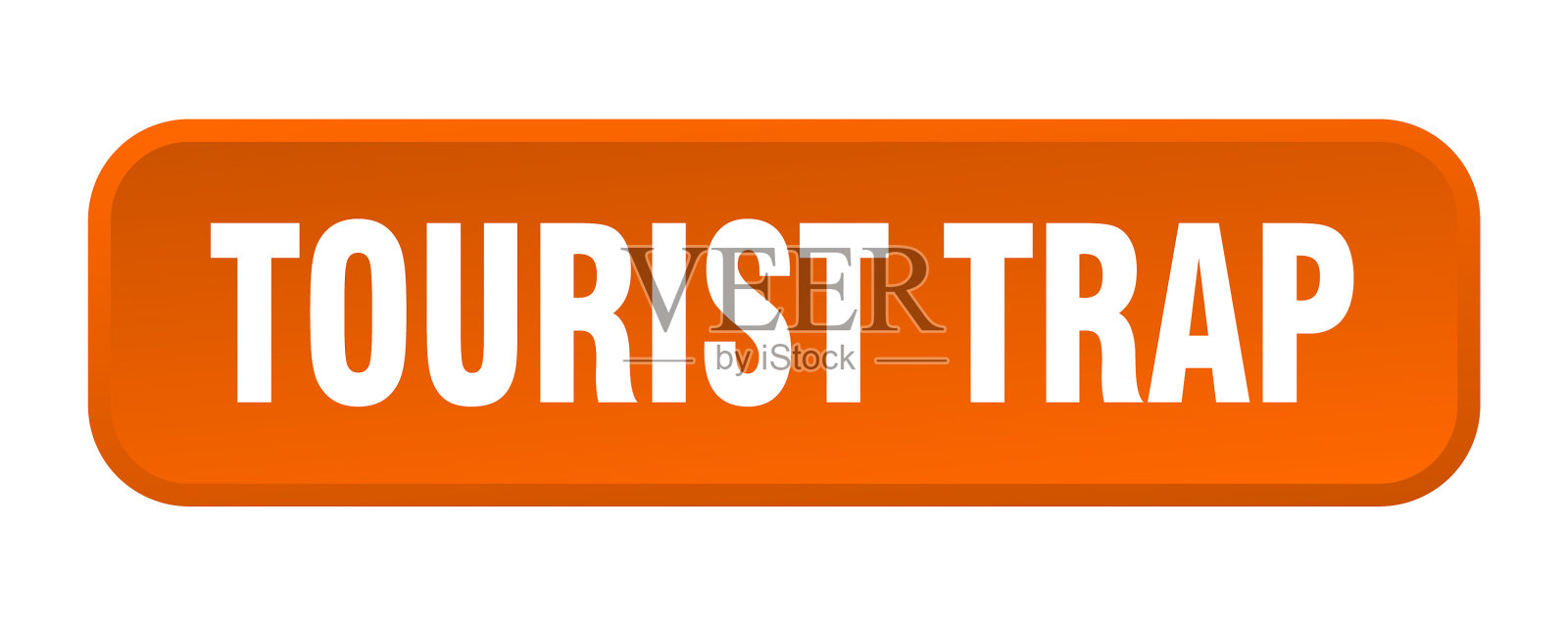 游客陷阱按钮,游客陷阱广场3d push插画图片素材