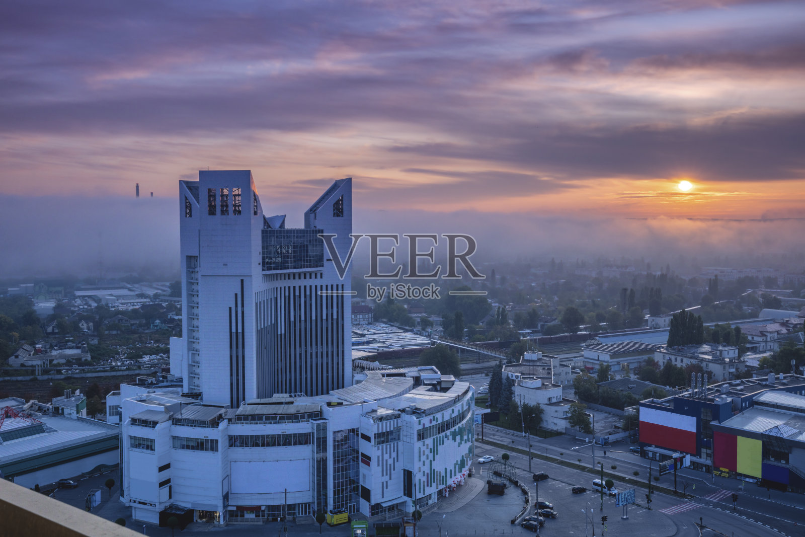 基希讷乌空中全景照片摄影图片