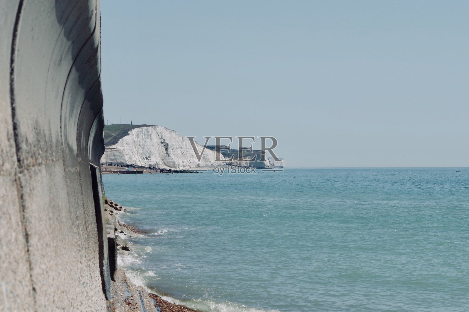 白色悬崖通道照片摄影图片