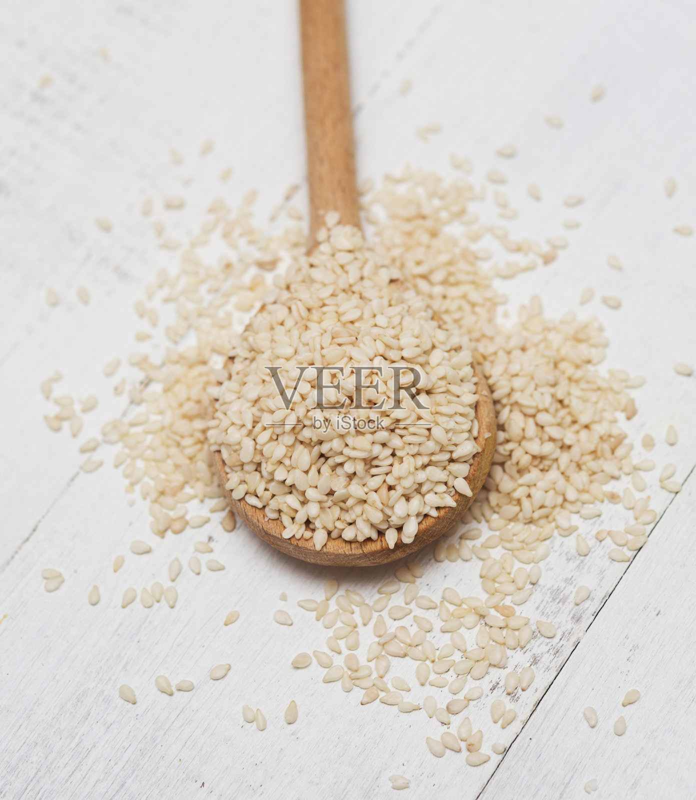 木勺芝麻照片摄影图片