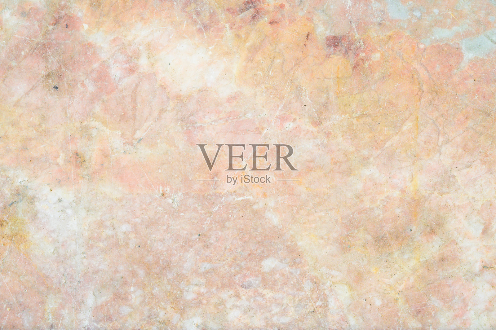 红色、黄色、粉色和白色大理石纹理,以自然图案为背景。照片摄影图片