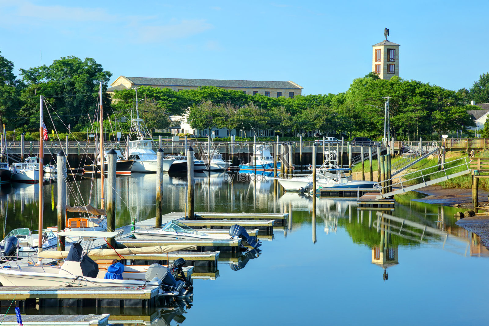 科德角的岩石港照片摄影图片