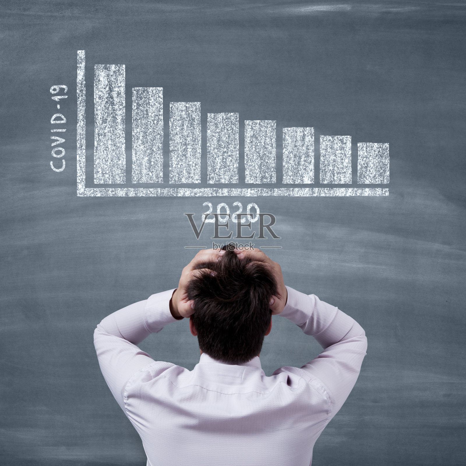 股市崩盘照片摄影图片