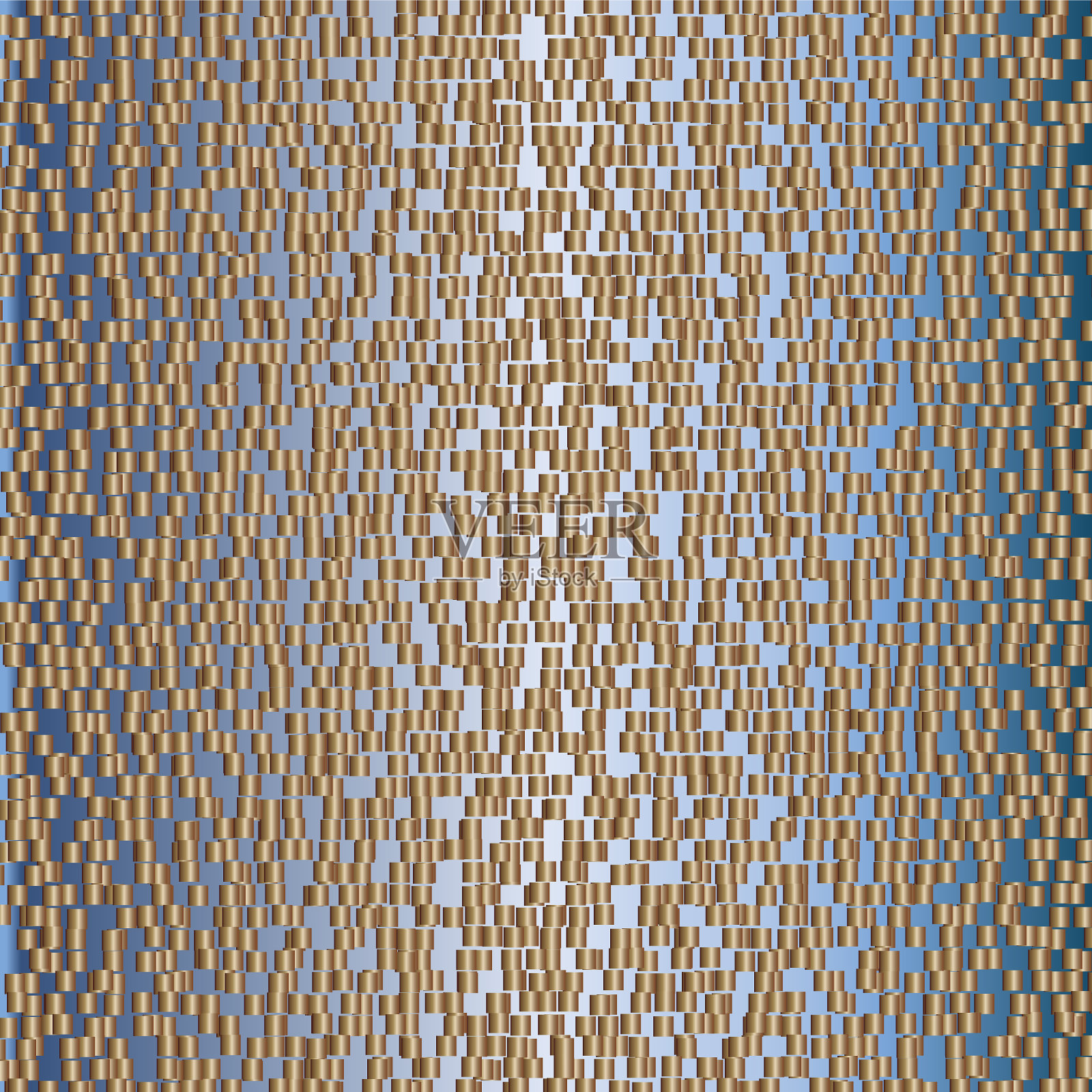 金属立方体插画图片素材