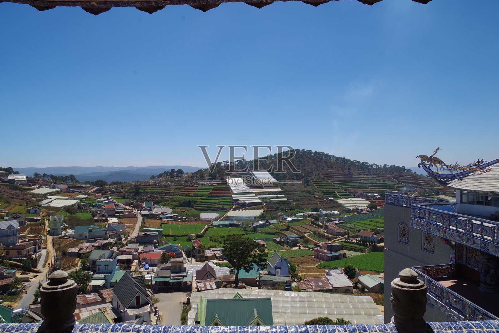 大叻岭普洛克寺照片摄影图片