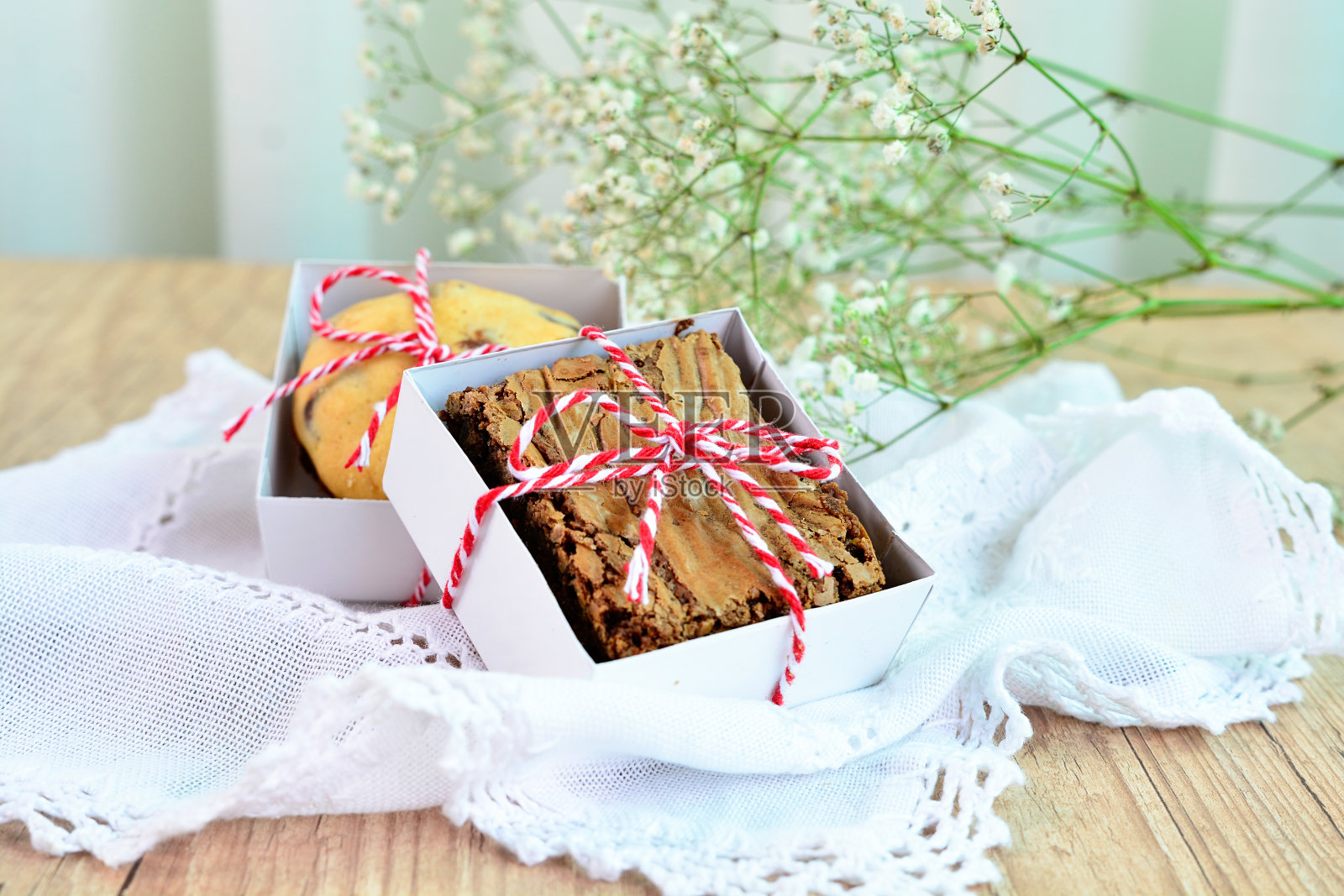 饼干和布朗尼甜点,巧克力照片摄影图片