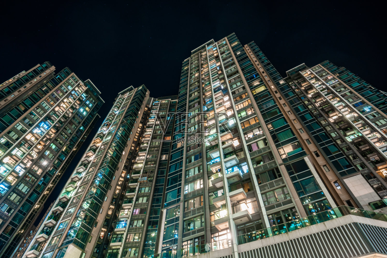 香港的高层住宅大厦照片摄影图片