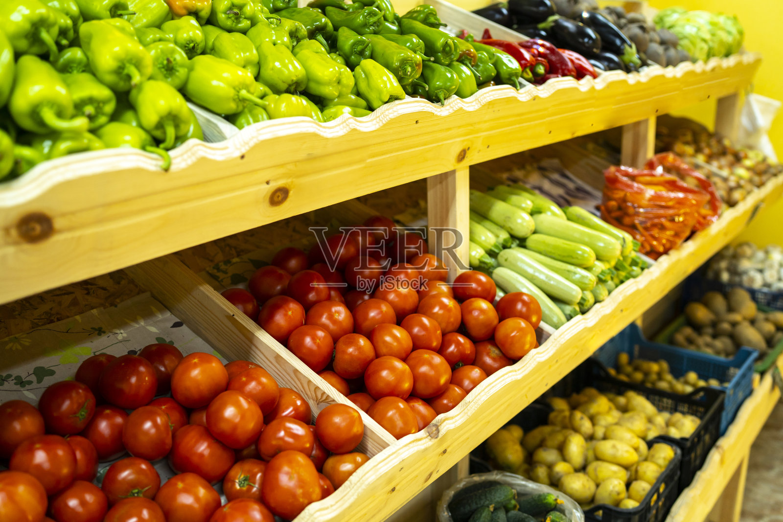 蔬菜商店的特写照片摄影图片