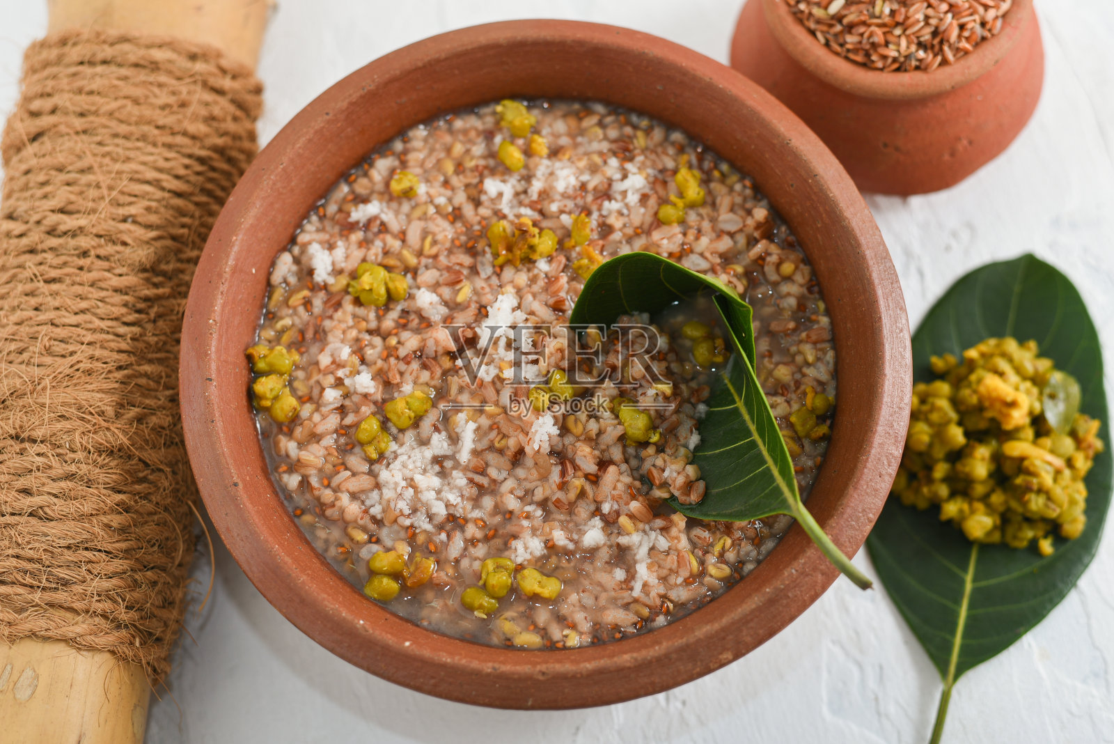 印度喀拉拉邦的印度草药季风食物照片摄影图片