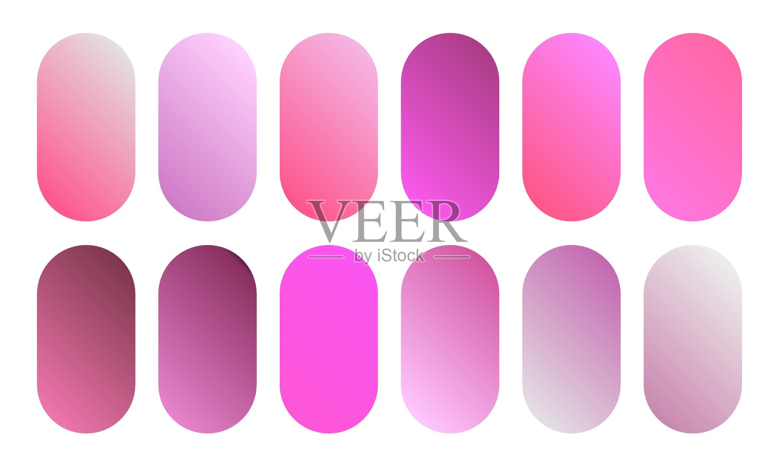 白色背景下的彩色糖果特写镜头插画图片素材