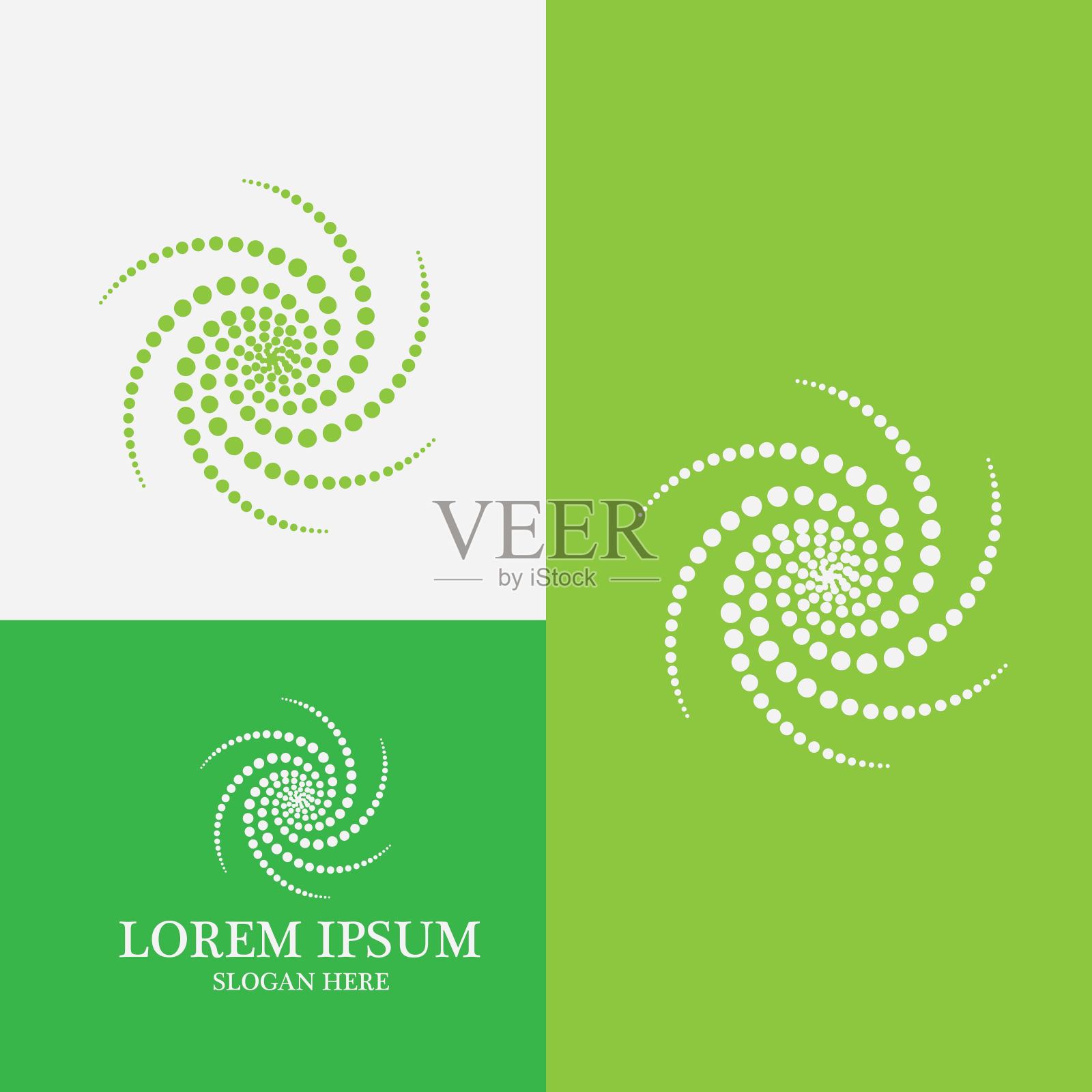 半色调圆点矢量插图设计插画图片素材