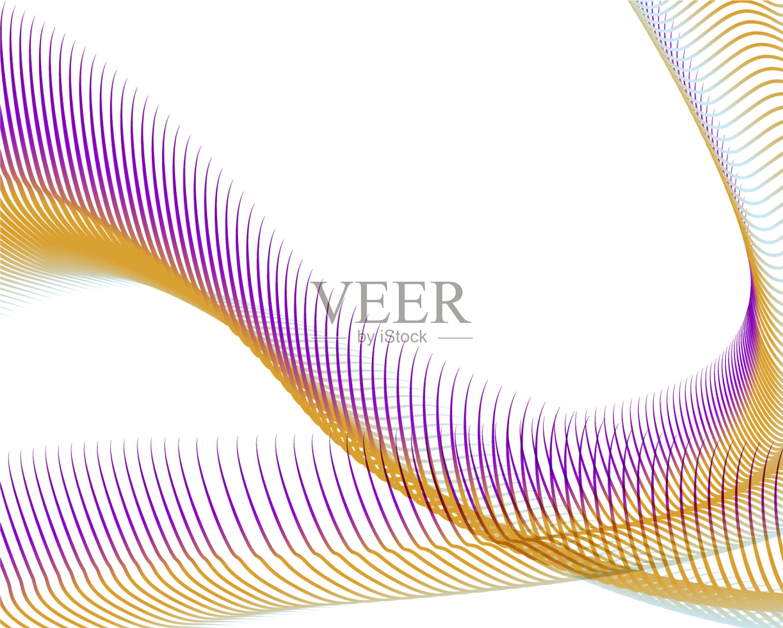 摘要背景混合波线设计插画图片素材